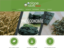 Tablet Screenshot of algae-natural-food.com